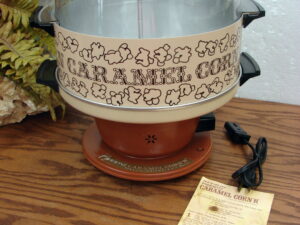 Vintage Presto Caramel Corn'r Carmel Corn Popcorn Popper Maker w/ Instructions