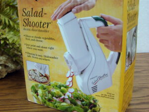 Presto Salad Shooter Electric Slicer Shredder #02910 Like New in Box Green