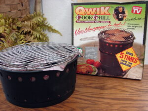 Brand New 1970's Dick Butkus Qwik Cook Grill Alternative Food Cooker in Box