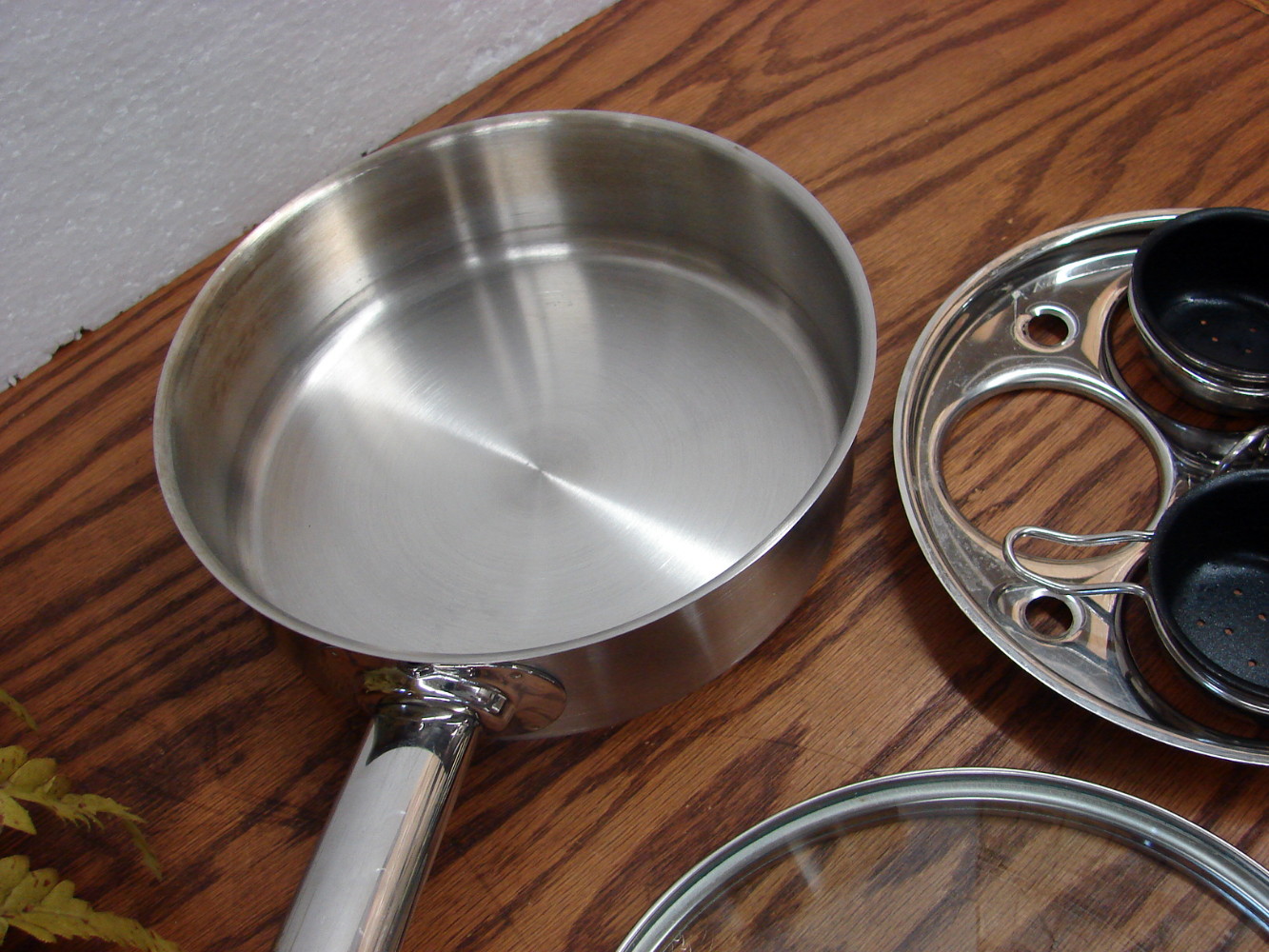 Professional Resto 18/10 Stainless Steel Demeyere Belgium Egg Poacher Set 4 Cup Sauce Pan - Image 3