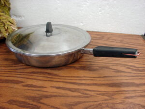 Pro Line Revere Ware Copper Core Stainless Steel 10" Skillet Fry Pan w/ Lid