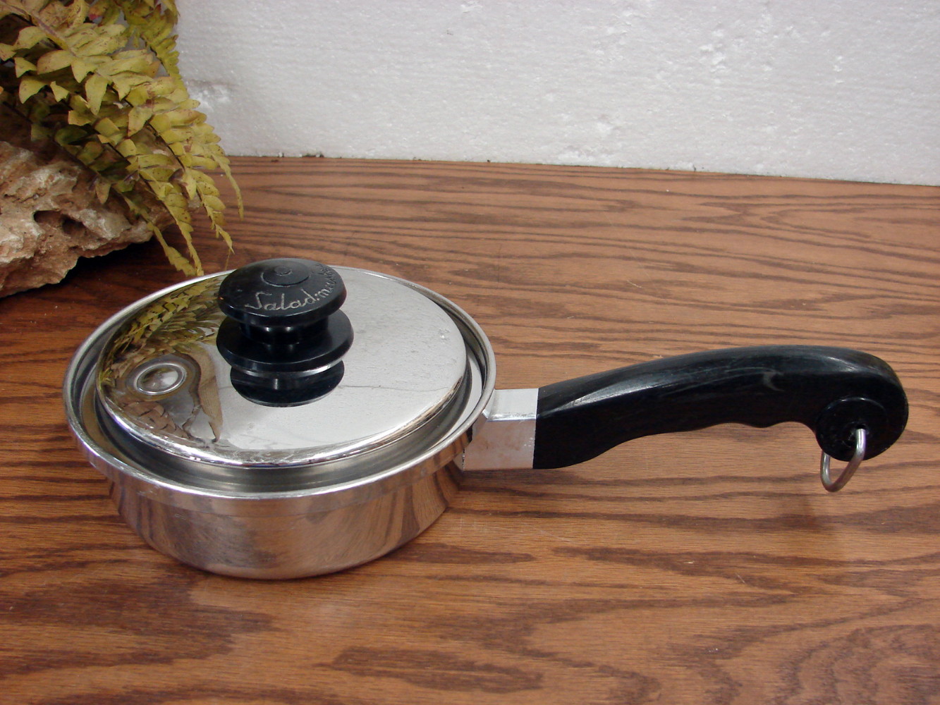 Vintage SaladMaster 1 Qt Stainless Steel Sauce Pan w/ Vapor Lock Lid