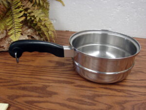 Vintage SaladMaster Stainless Steel Steamer Insert w/ Handle for your 2 1/2 Qt Sauce Pan