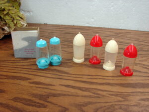 Set/3 Vintage Stanley Products Ball Point Salt Pepper Shaker Sets