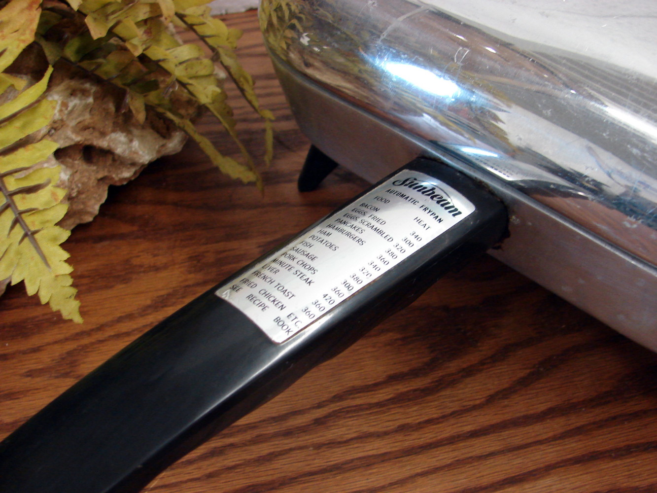 Vintage RL-1 Chrome Electric Sunbeam Skillet Frying Pan Complete Tested - Image 2