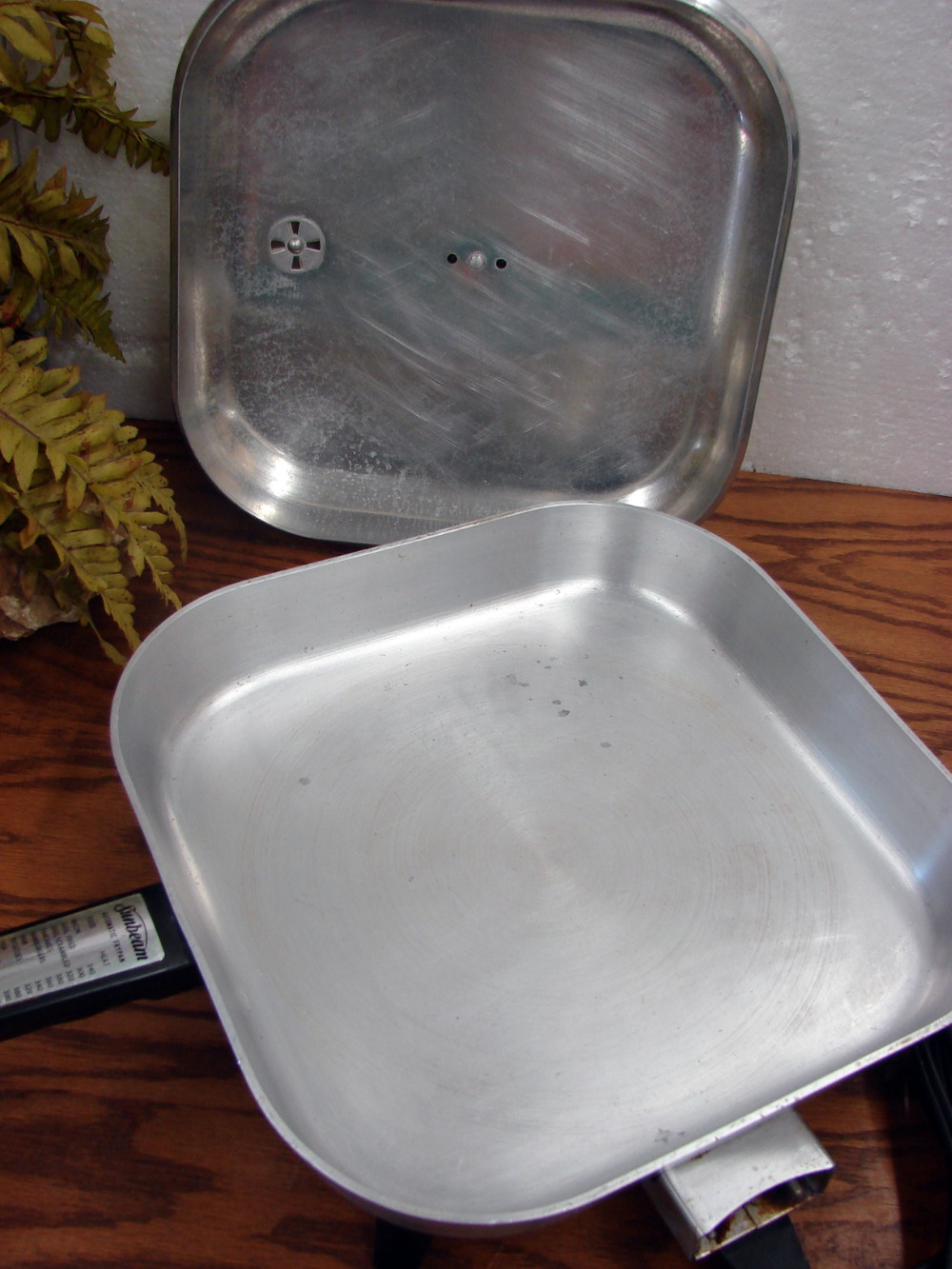 Vintage RL-1 Chrome Electric Sunbeam Skillet Frying Pan Complete Tested - Image 3