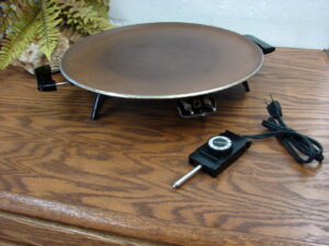 Used Non Stick Bethany Patio Lefse Grill #410 Pancake Griddle Tested Working
