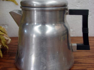 Vintage Complete Aluminum Wear-Ever Stove Top Coffee Percolator #3008