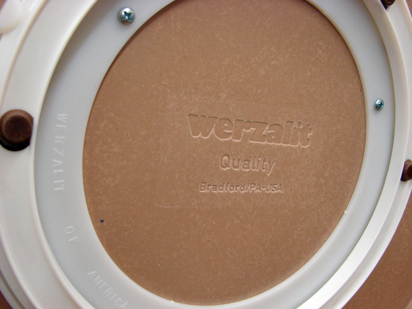 Like New Oversized Wood Grain Werzalit Lazy Susan Commercial Grade 18" - Image 2
