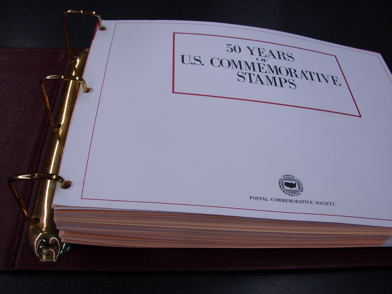 50 Years U.S. Commemorative Stamps Album 1940's to 1974 60 Pages - Image 2
