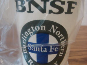 50 Brand New BNSF Burlington Northern Sante Fe Railway  8 oz Solo Hot Drink Paper Cup