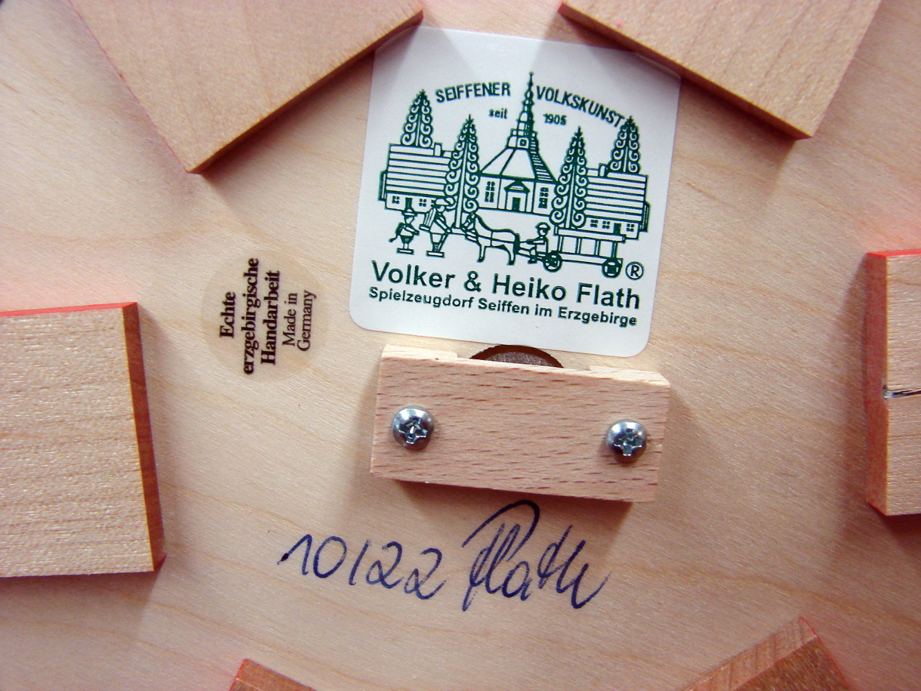 German Made Volker & Heiko Flath Nativity One Tier Pyramid Candle Powered - Image 4