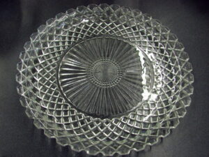 Vintage Retro Anchor Hocking Waterford Waffle Serving Platter 14"