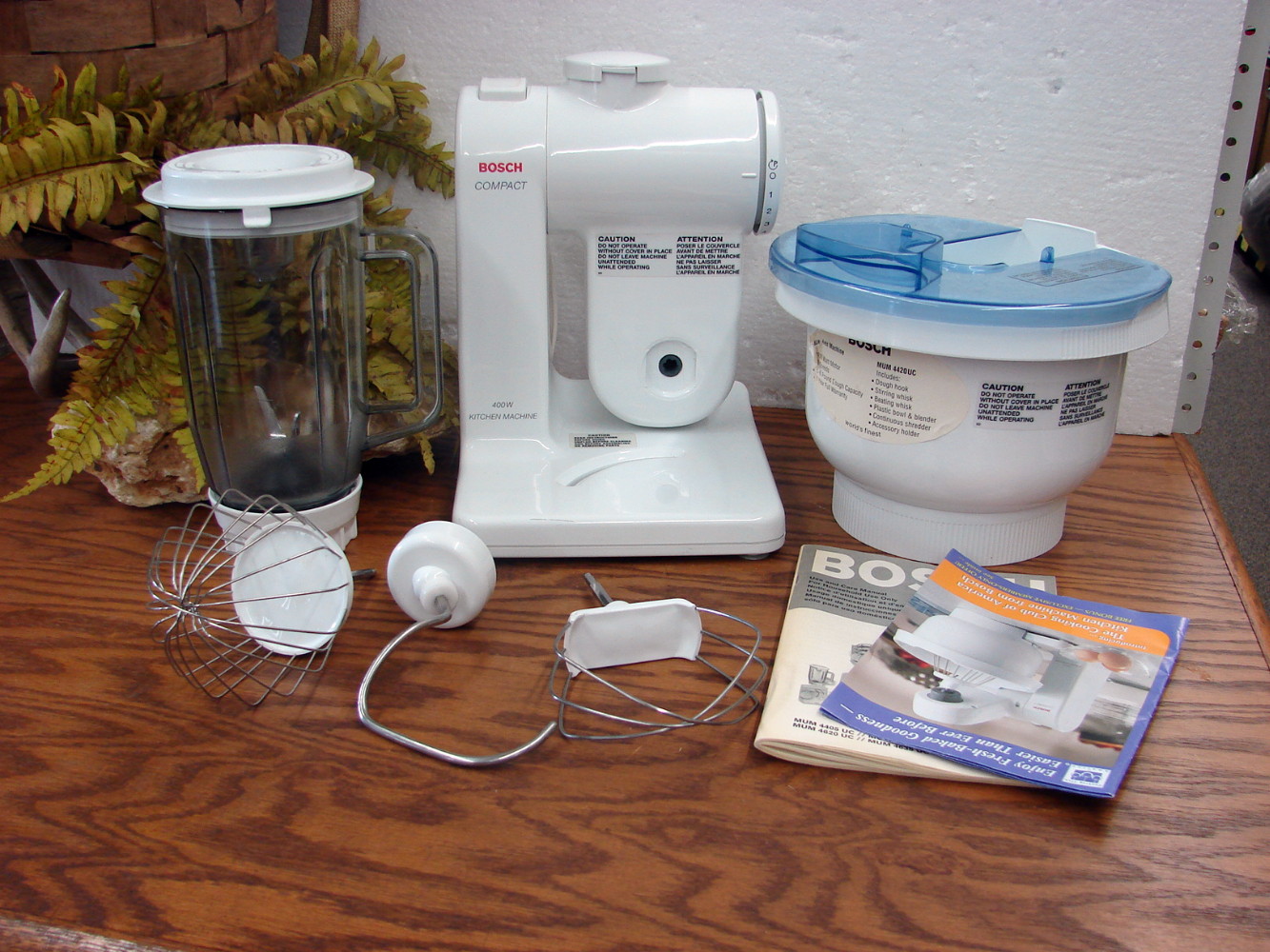 Bosch MUM 4420 Compact Stand Mixer Blender Attachment Manual Tested Working