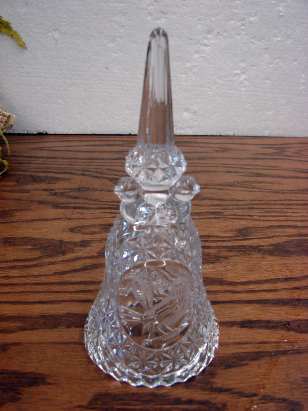 Hofbauer Byrdes W. Germany Vintage Bell 24% Lead Crystal Gorgeous