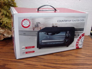 Brand New Chef's Counter 5.44 Qt Countertop Toaster Oven #CC-1059BLK