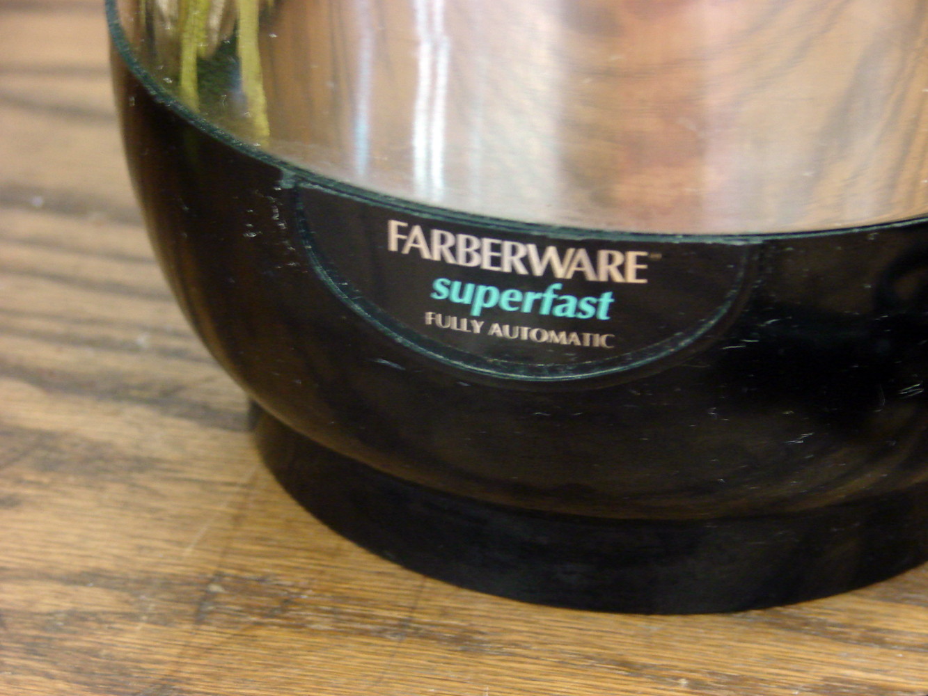 Vintage Blue Farberware 8 Cup Stainless Steel Superfast Electric Coffee Percolator Tested #280 - Image 2