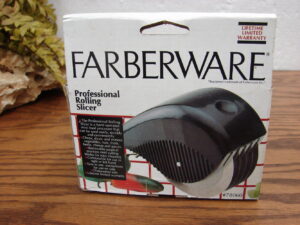 Brand New Farberware Manual Rolling Slicer Compact Travel Food Processor