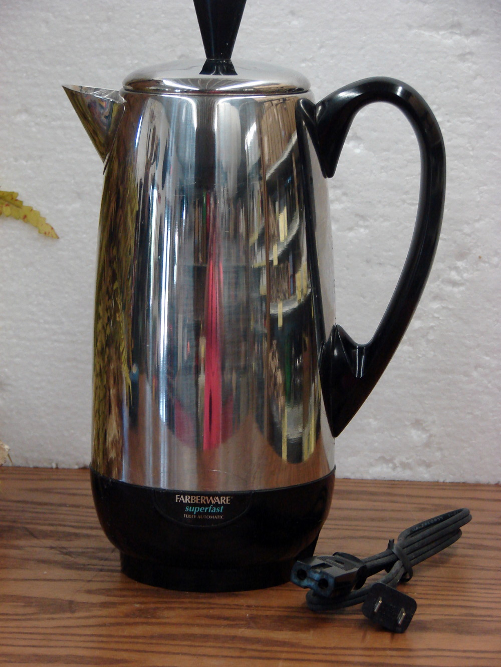 Vintage Blue Farberware 12 Cup Stainless Steel Superfast Electric Coffee Percolator Tested #412