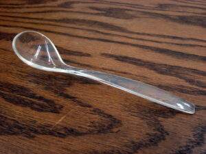 Vintage Plastic Germany Condiment Jelly Spoon