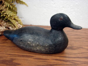 Antique Wood Duck Decoy Gundlefinger Scaup Weighted