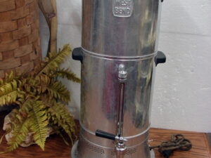 Vintage Complete 6 pc West Bend Aluminum Drip Coffee Maker Dispenser 48 Cup Tower