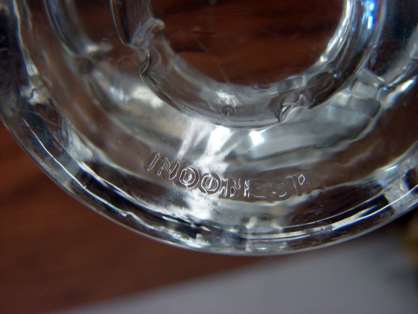 Single Vintage Indonesia Pasari Darby Glass Crystal Taper Candle Holder - Image 3