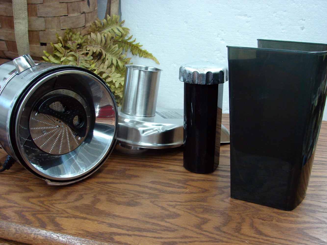Complete Tristar Jack LaLanne's Power Juicer Pro Centrifuge Model E-1189 Tested Black Chrome - Image 3