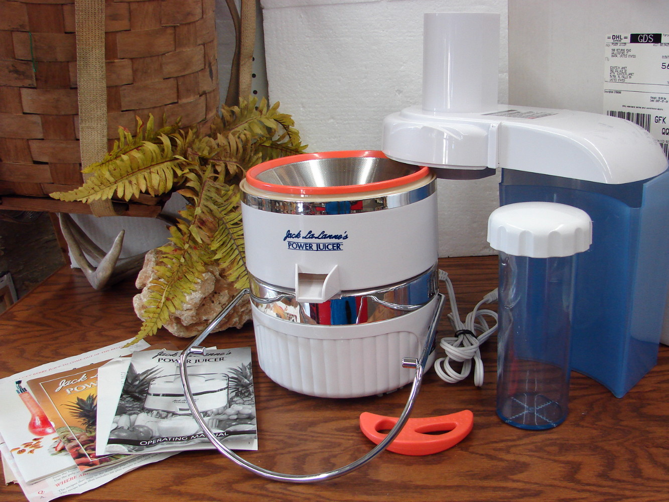 Like New Complete Tristar Jack LaLanne's Power Juicer Centrifuge Model CL-003AP Tested - Image 2