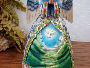 Large Jim Shore Heartwood Creek Peaceful Journey Angel C4003513