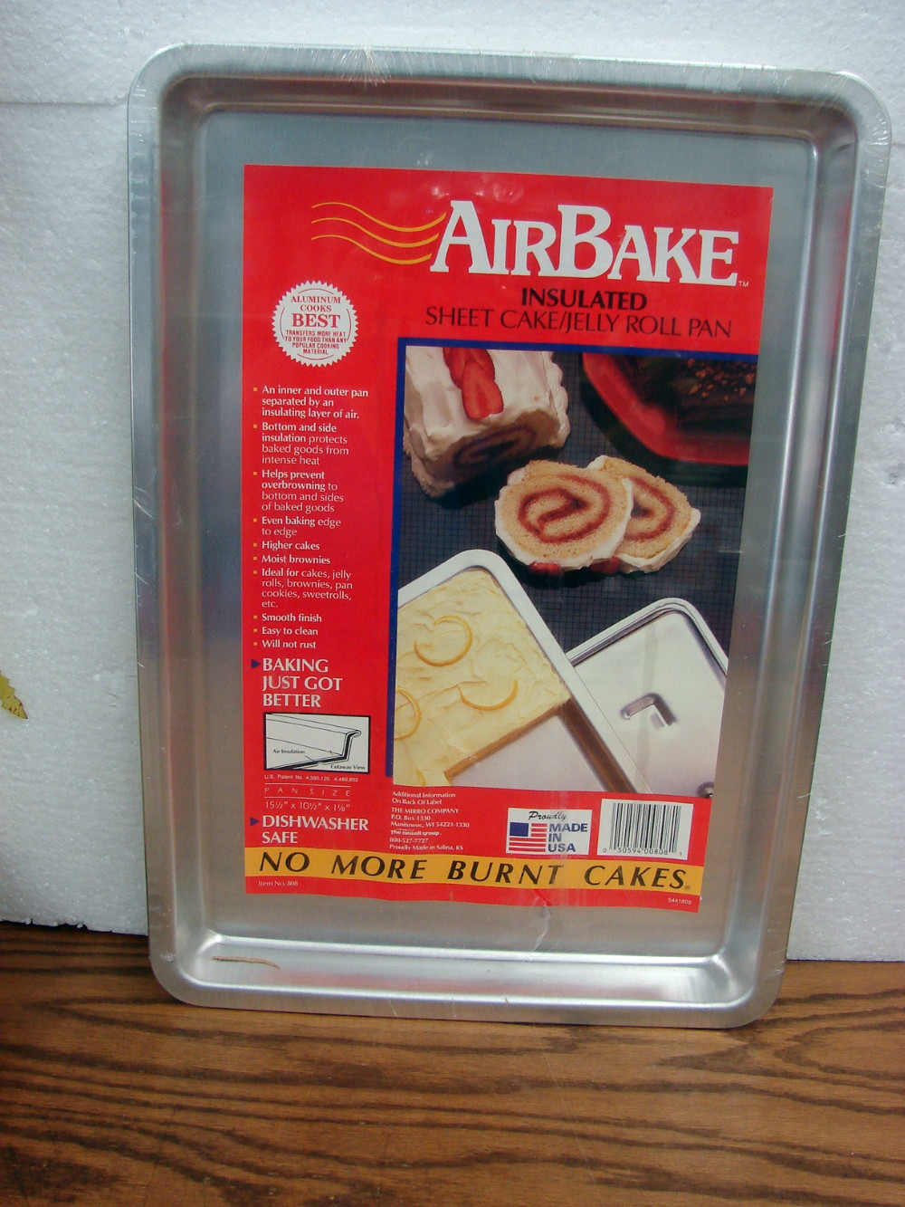 Brand New Sealed Rema Mirro Air Bake Double Wall Aluminum Sheet Cake Jelly Roll Pan 15 x 10"
