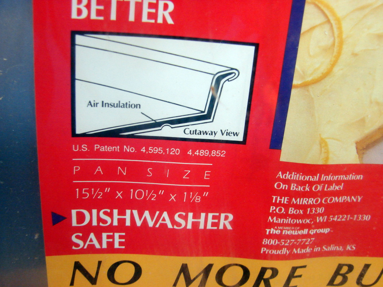 Brand New Sealed Rema Mirro Air Bake Double Wall Aluminum Sheet Cake Jelly Roll Pan 15 x 10" - Image 2