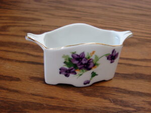 Vintage Norcrest Sweet Violets Individual Sugar Bowl