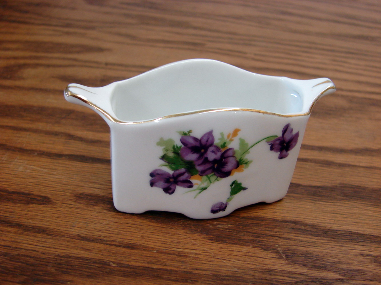 Vintage Norcrest Sweet Violets Individual Sugar Bowl