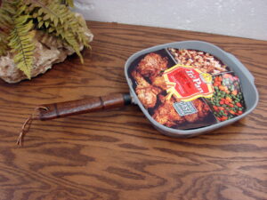 Nordic Ware Tri-Pan Non Stick Cast Aluminum Divided Skillet w/ Long Handle