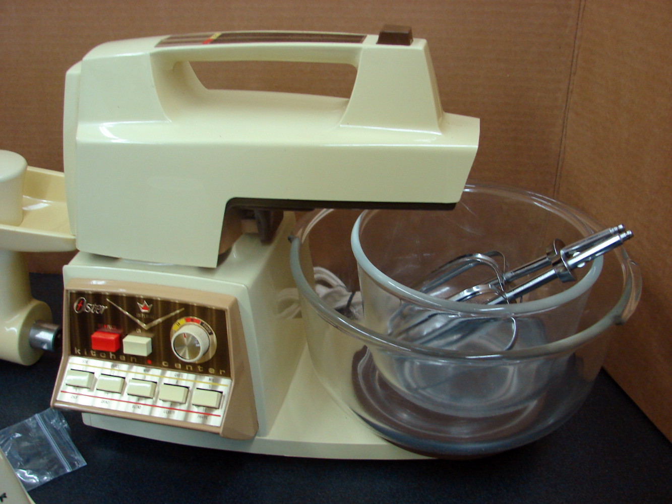 Oster Imperial Kitchen Center Stand Mixer w/ Bowls Meat Grinder Blender Icer Crusher Tested - Image 5