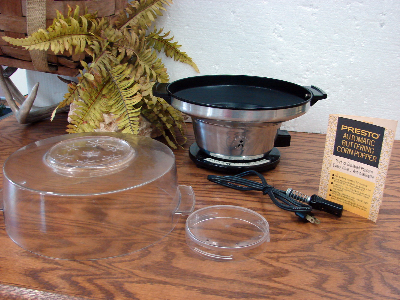 Vintage Retro Aluminum UFO Space Ship Presto Popcorn Popper Auto Buttering #PE10A Tested - Image 2