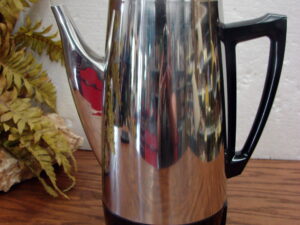 Like New Vintage Presto 10-12 Cup Stainless Steel Percolator 0281105 Tested