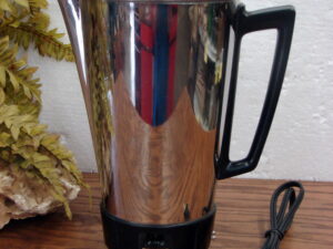 Vintage Presto Rocket Style Super Speed 12 Cup Stainless Steel Percolator #PK03B