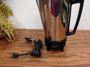 Vintage Presto Rocket Style Super Speed 12 Cup Stainless Steel Percolator #PK01