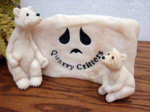 Second Nature Design Quarry Critters Dealers Sign w/ Bears Perfect for Collectors