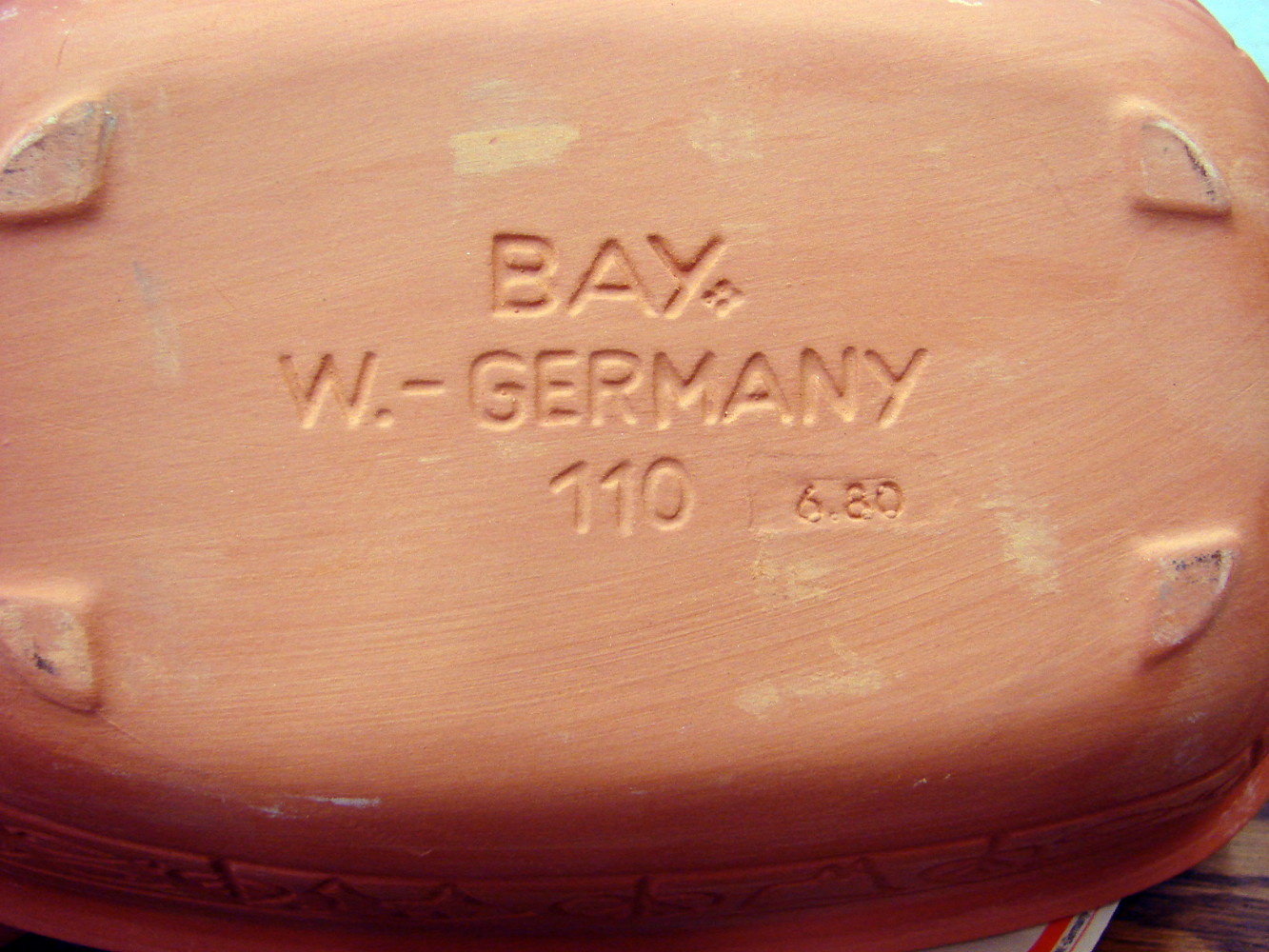 Brand New Vintage Romertopf Terra Cotta Clay Roaster Baker 110 West Germany - Image 3