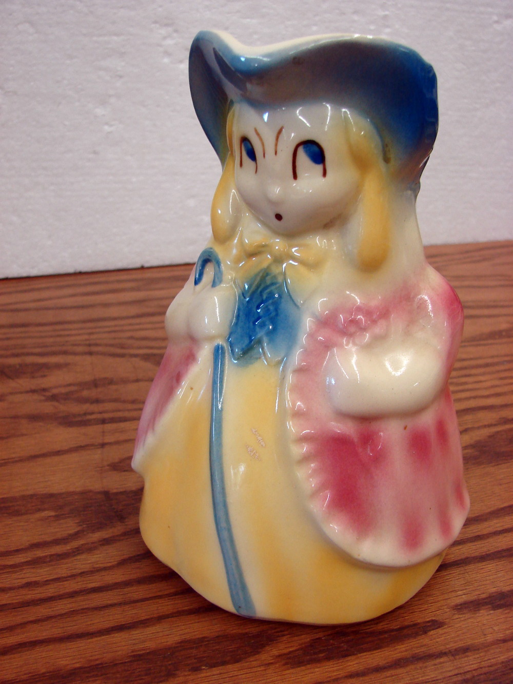 Vintage Shawnee Pottery Little Bo Peep Pitcher Pastels Glaze