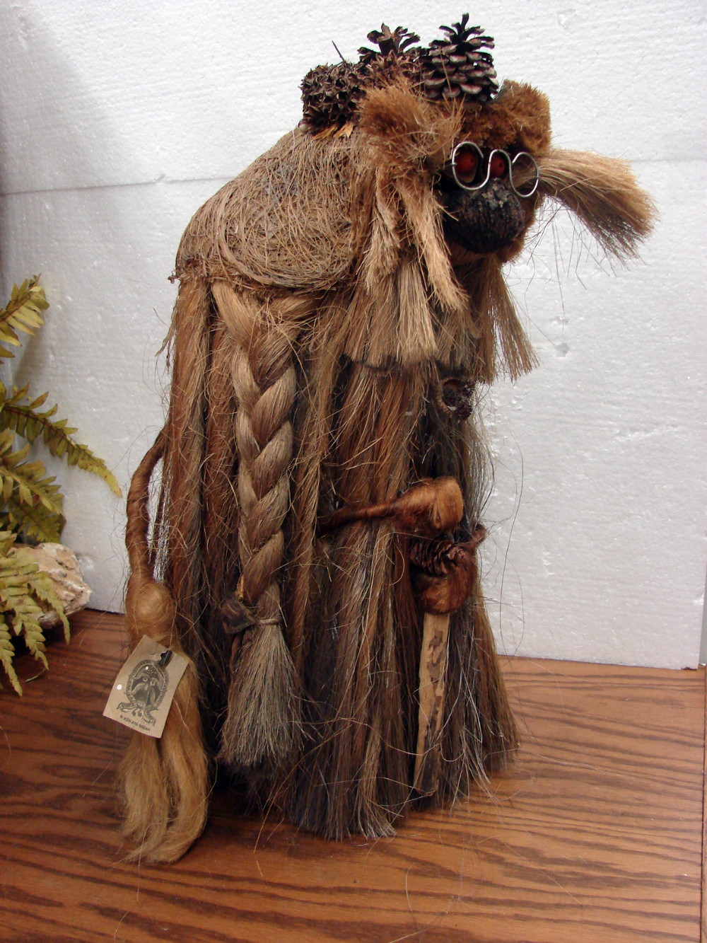 Vintage Ken Arensbak The Original Arensbak 18" Naturals Troll w/ Walking Stick Braids - Image 2