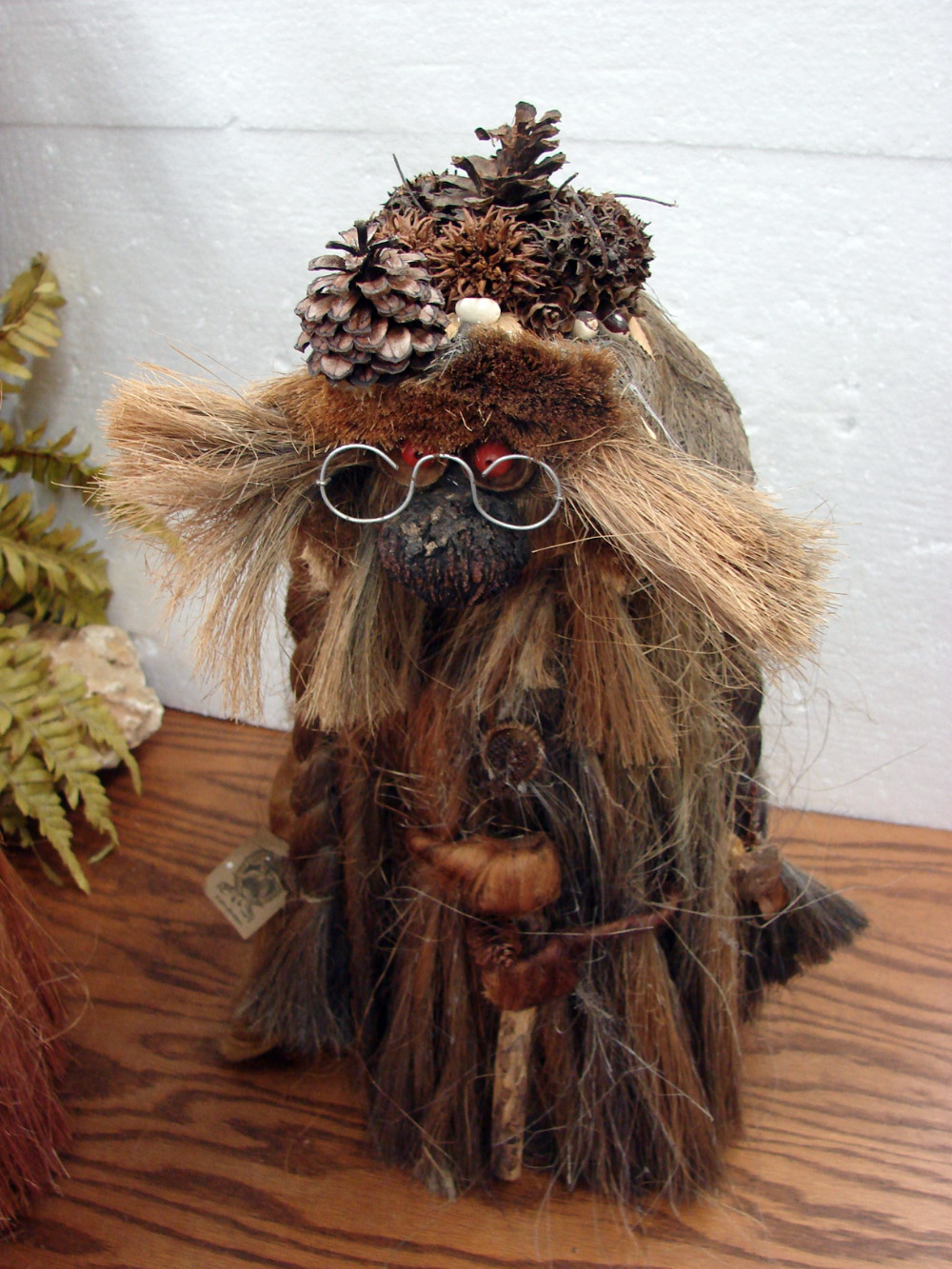 Vintage Ken Arensbak The Original Arensbak 18" Naturals Troll w/ Walking Stick Braids - Image 3