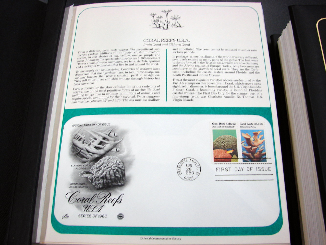 240 Stamp Covers 1950-1990's U. S. First Day Covers in Postal Commemorative Society - Image 2