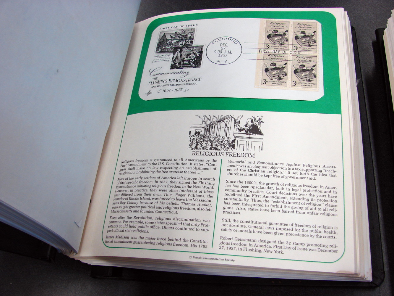 240 Stamp Covers 1950-1990's U. S. First Day Covers in Postal Commemorative Society - Image 8