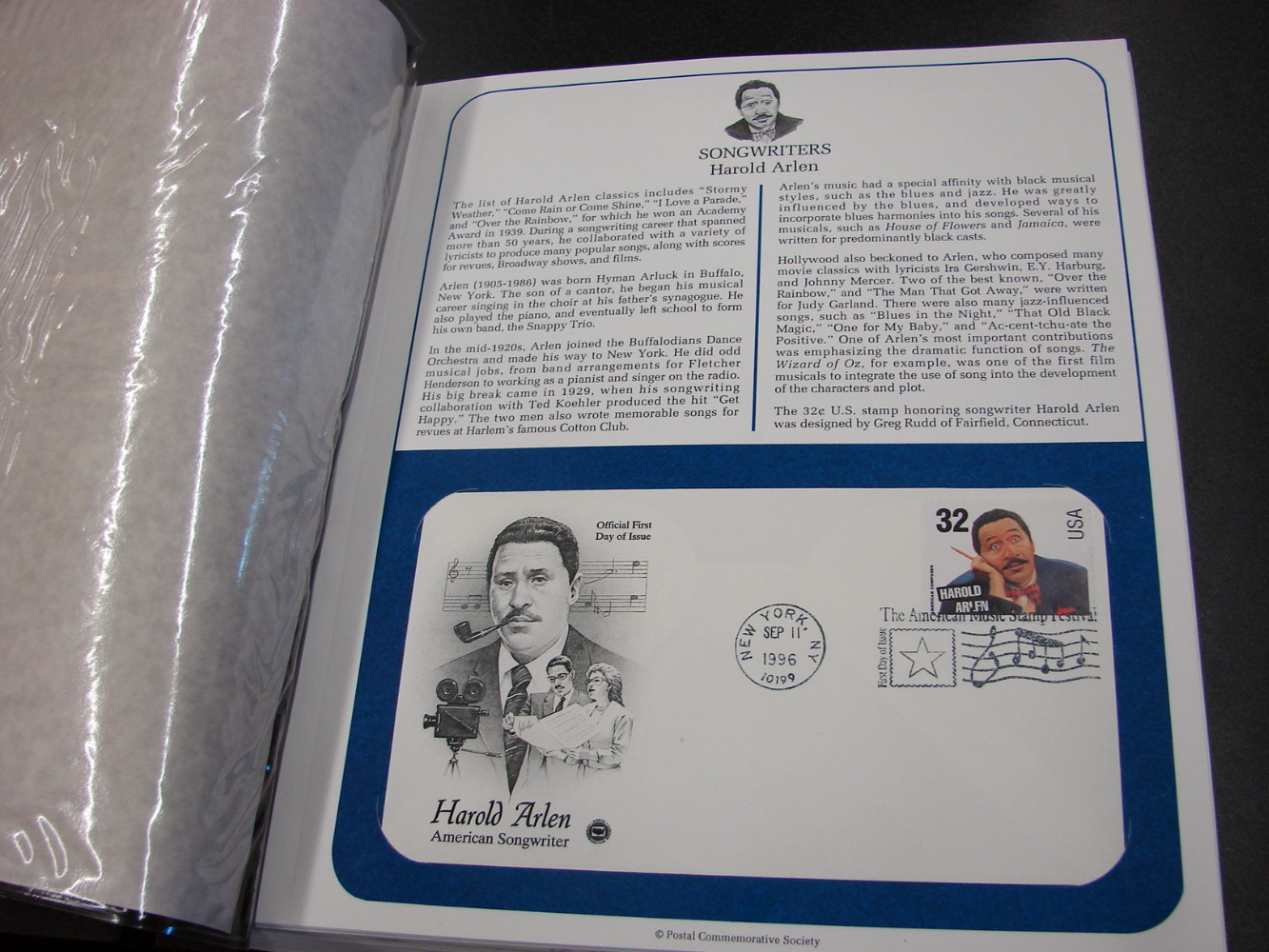 240 Stamp Covers 1950-1990's U. S. First Day Covers in Postal Commemorative Society - Image 7