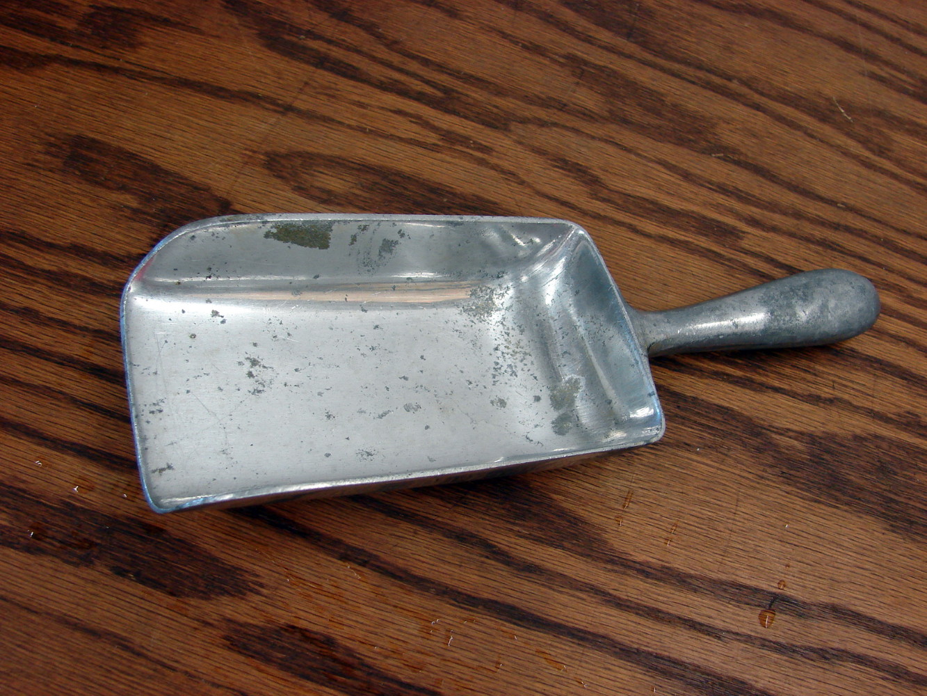 Vintage Wagner Ware Cast Aluminum Rectangular Scoop 8" Long No #