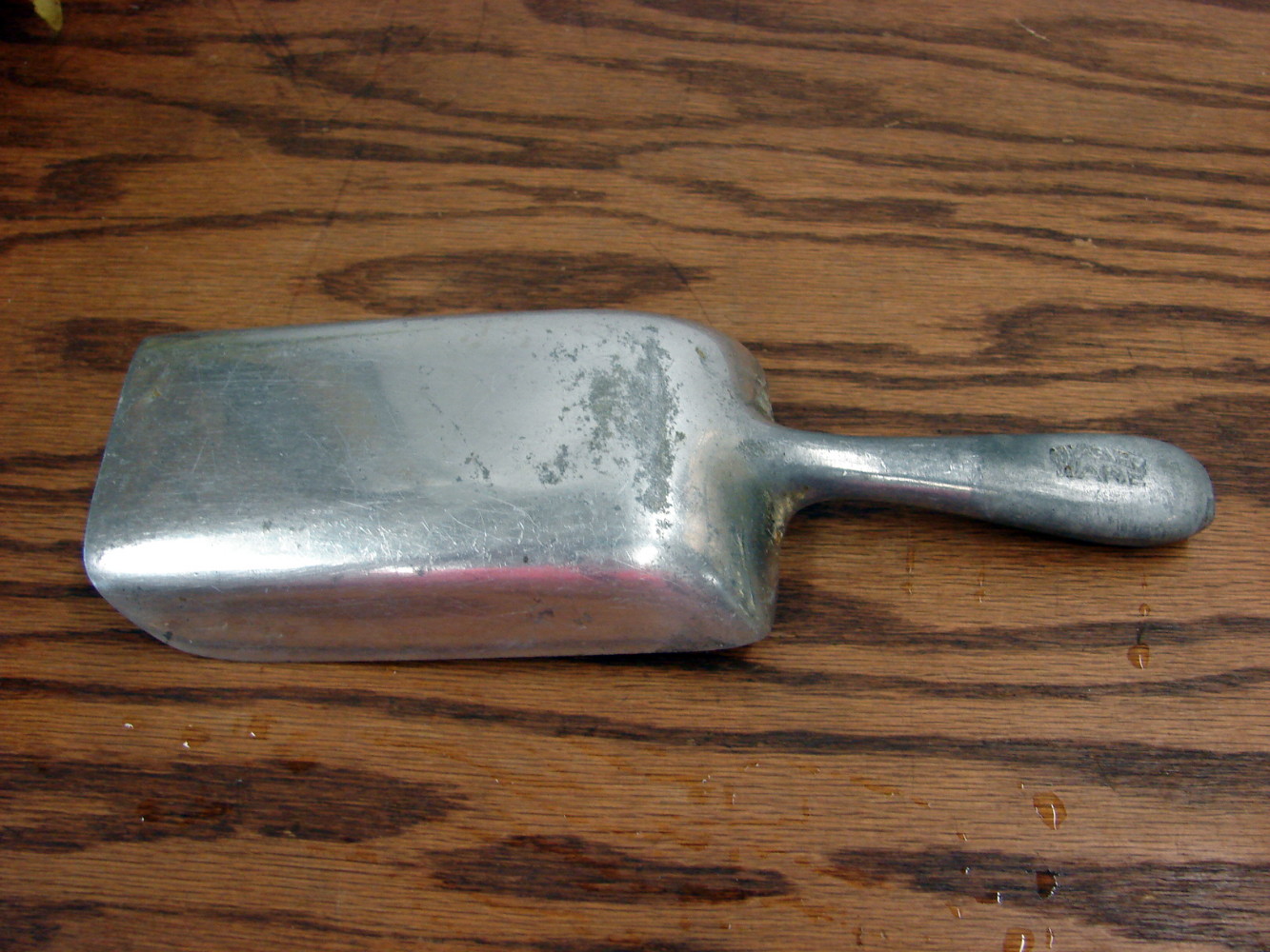 Vintage Wagner Ware Cast Aluminum Rectangular Scoop 8" Long No # - Image 2